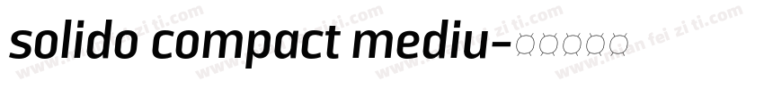 solido compact mediu字体转换